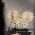 Shangjie OEM joyas Wholeasale High Quality Brooch Pin Jewelry Women Golden Elegant Butterfly Brooch for Gift